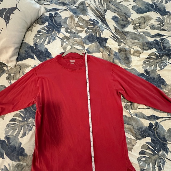 PINK Victoria's Secret Orange Long Sleeve Tee - Picture 6 of 6